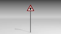 Junction with minor road