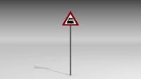 Rail crossing sign