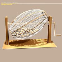 Lottery cage