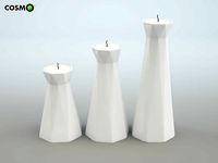 Set of candlesticks with Living trend candles