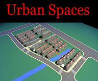 Urban Designed Town with Multiplex Buildings