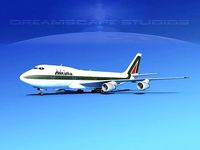 Boeing 747-100 Jumbo Jet Alitalia