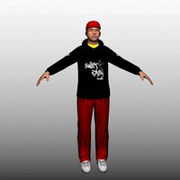 Hip Hop Low Poly