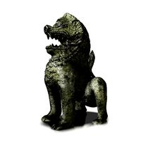 Cambodian stone lion