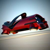 Hover tube futuristic vehicle