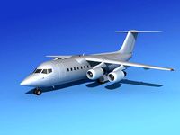 BAe 146-200 Bare Metal