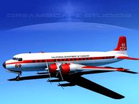 Douglas DC-7C Cal Dep Forestry