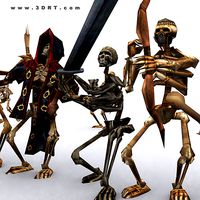 Skeletons swarm pack