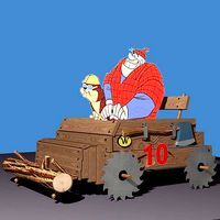 Wacky Races 3D Model Car 10