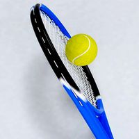 Tennis Racket and Ball 01