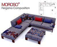 Moroso - Fergana sofa Composition