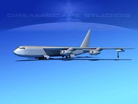 Boeing B-52D Stratofortress Bare Metal