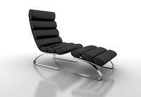 Unico Modern Chaise 3d model