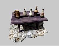 low poly bottles pack