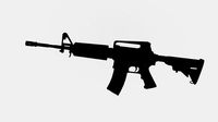 M4A1 Assault Rifle Carabine 3D model