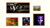 Wooden picture frames 3D Model