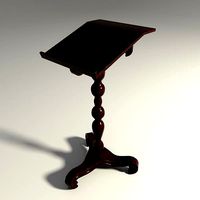 Wooden bookstand