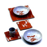 Patterned Dinnerware Plates Bowls Mug