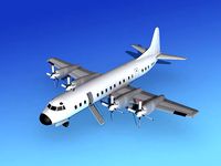 Lockheed L-188 Electra HP Unmarked 2