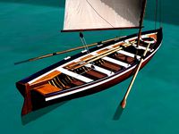 Captain Gig Boat  19th Century