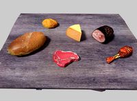 low poly food pack