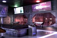 Futuristic military room from The Shifters of 2040