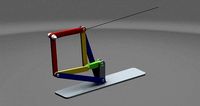 Peaucellier Straight Line Motion Mechanism