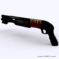 3DRT - Modern Firearms Animated - Shotgun Mossberg 500 Cruiser