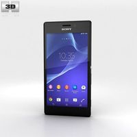 Sony Xperia M2 Black 3D Model