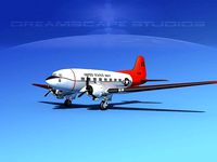 Douglas R-4D Dakota US Navy V3