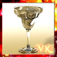 Photorealistic Margarita Glass Iced Drink 01