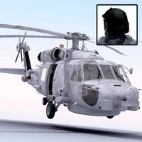 SH60 Seahawk Military Helicopter