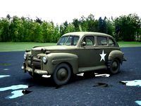 US Army staff car