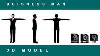AS Buisness Man 3d model Game ready