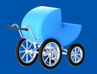 Stroller or perambulator or buggy