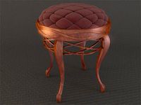 Ornate Piano Stool