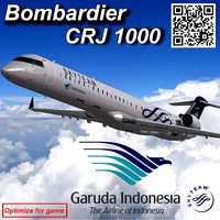 Bombardier CRJ 1000 Garuda Indonesia SkyTeam