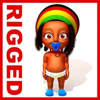 Baby Jake Rastafarian Rigged