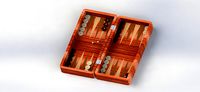 Wood Backgammon