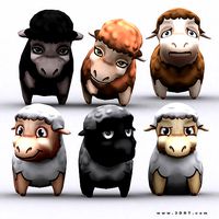 3DRT - Chibii Sheep