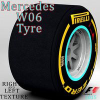 W06 Soft rear tyre