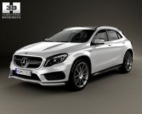 MercedesBenz GLAclass 45 AMG 2014 3D Model