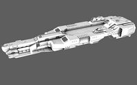 Carrier Destroyer USS Ticonderoga