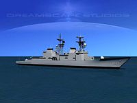 Kidd Class Destoyer DDG 994 USS Callaghan