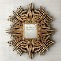 17TH C SUNBURST MIRROR