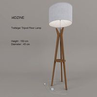 i4DZINE Trafalgar Tripod Floor Lamp