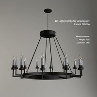 Lucca Studio 12-Light Simpson Chandelier