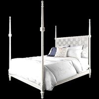 Mirelle bed Anthropologie classic double bed with linens