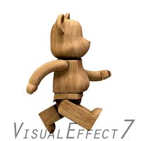 Wood BearBrick