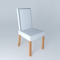 Chair cover MARGAUX white washed linen houses the world Ref 147482